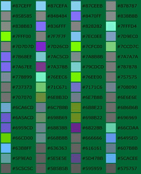 天空纪元【九州字体颜色教程】